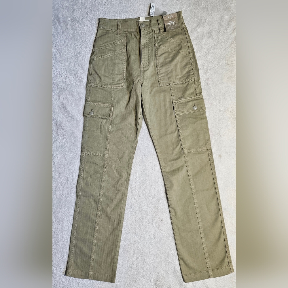Madewell Cargo Pants NWT Women's 25 Beige.